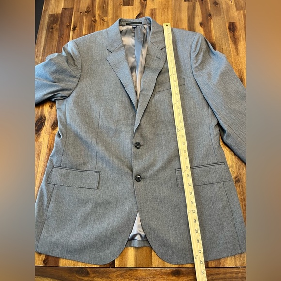 J. Crew Ludlow Slim-fit Suit Jacket Double Vent Loro Piana Wool Charcoal 44R NEW - Picture 15 of 17